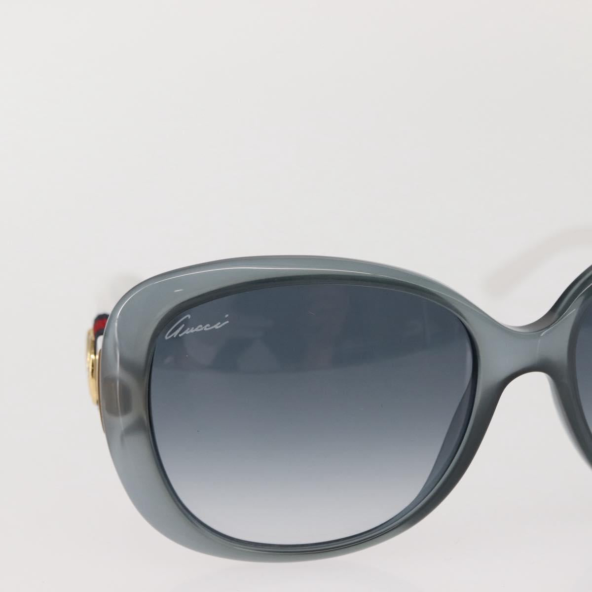 GUCCI Interlocking G Sunglasses plastic Blue White Auth am9454V
