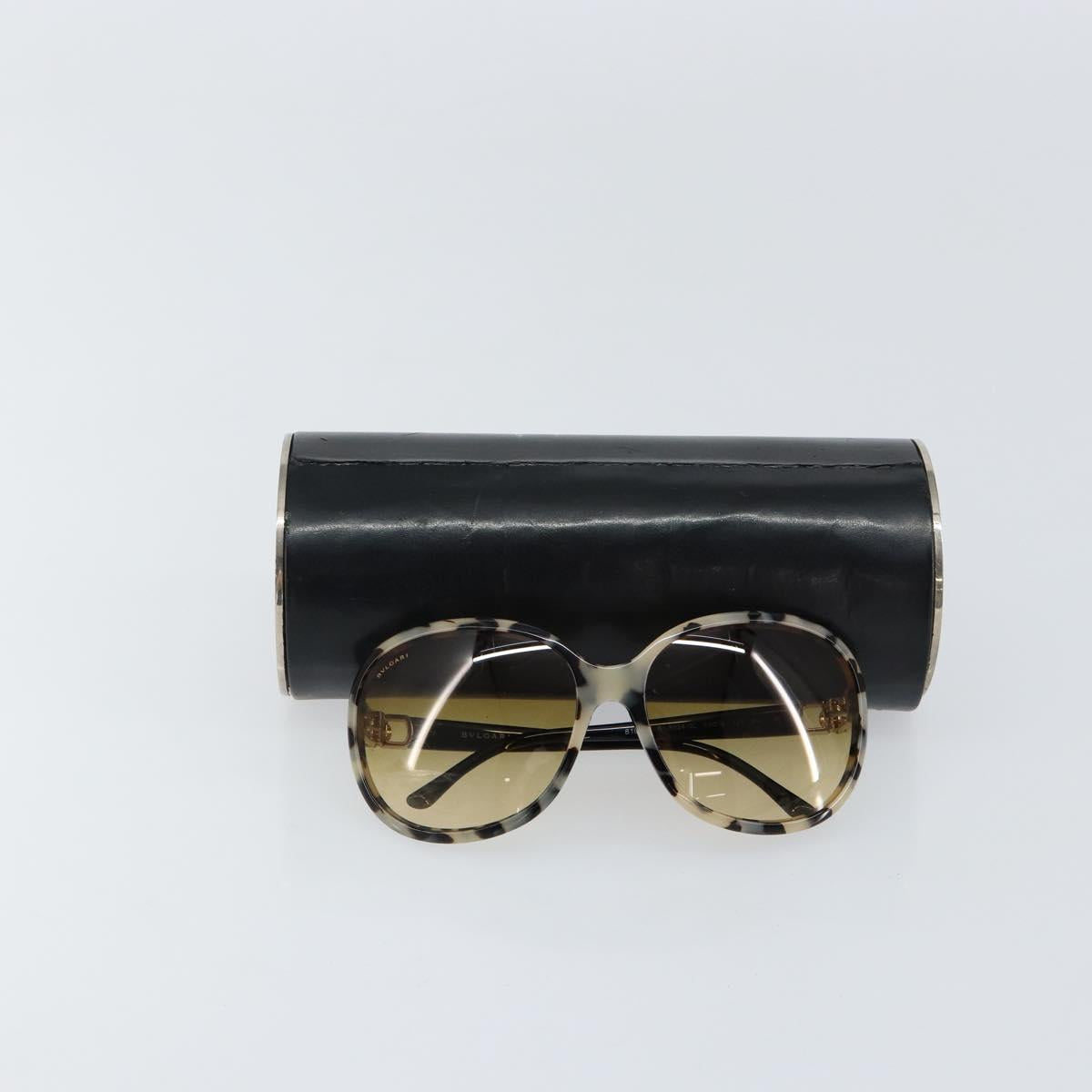 BVLGARI Sunglasses plastic Black Auth am9455