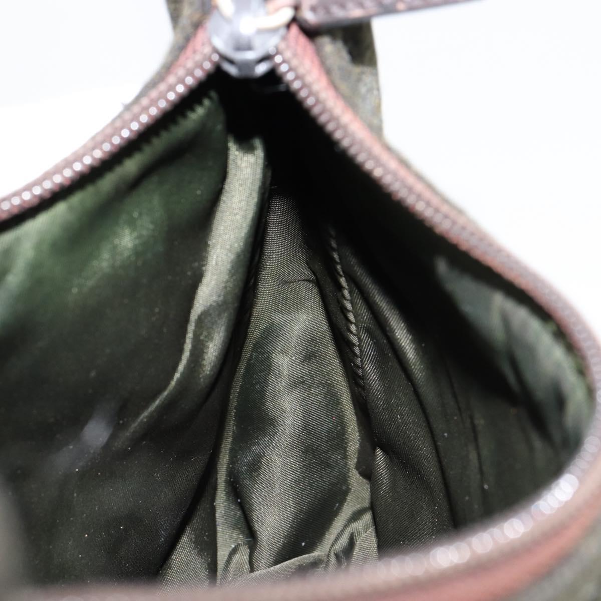 PRADA Sports Accessory Pouch Wool Khaki Auth am9470