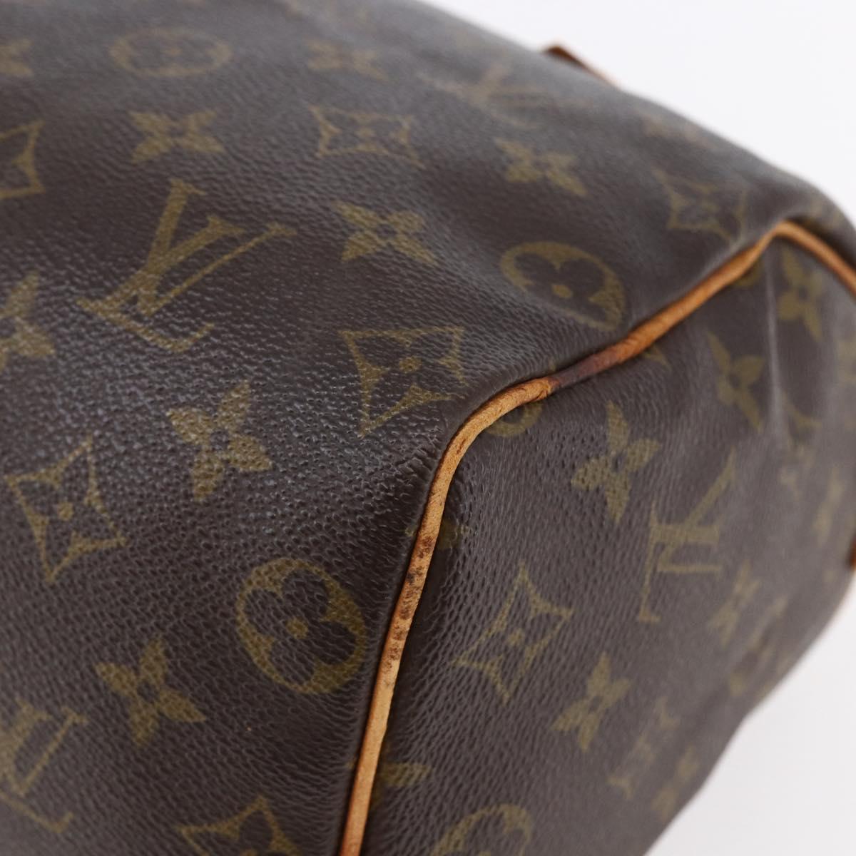 LOUIS VUITTON Monogram Speedy 25 Hand Bag M41528 LV Auth am9473