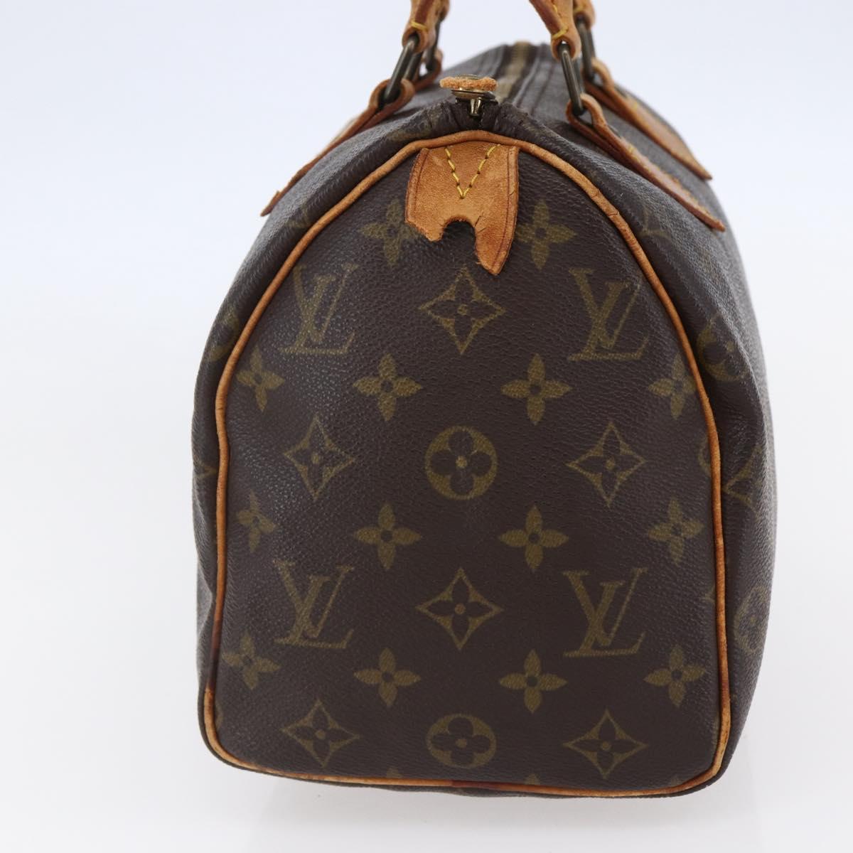 LOUIS VUITTON Monogram Speedy 25 Hand Bag M41528 LV Auth am9473