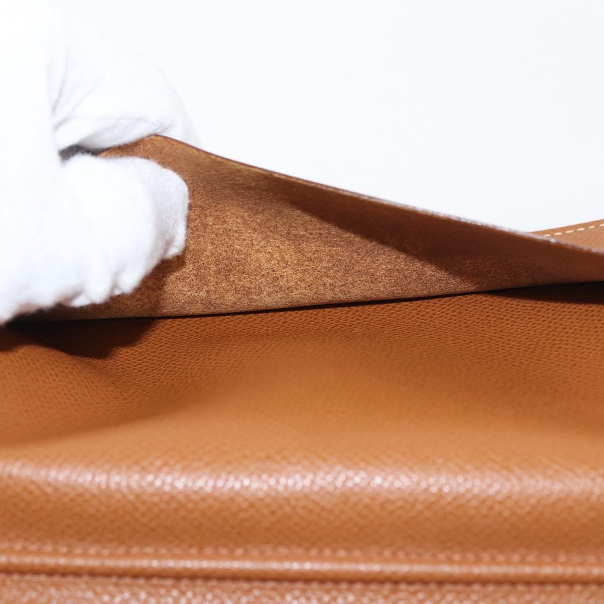 HERMES Epsom Agenda GM Day Leather Brown Auth am9480V