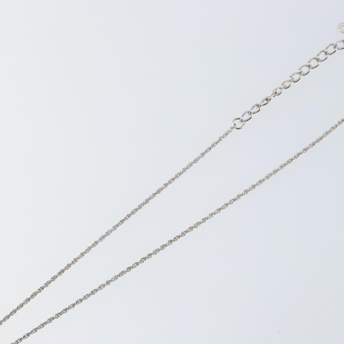 Christian Dior Necklace metal Silver Auth am9482