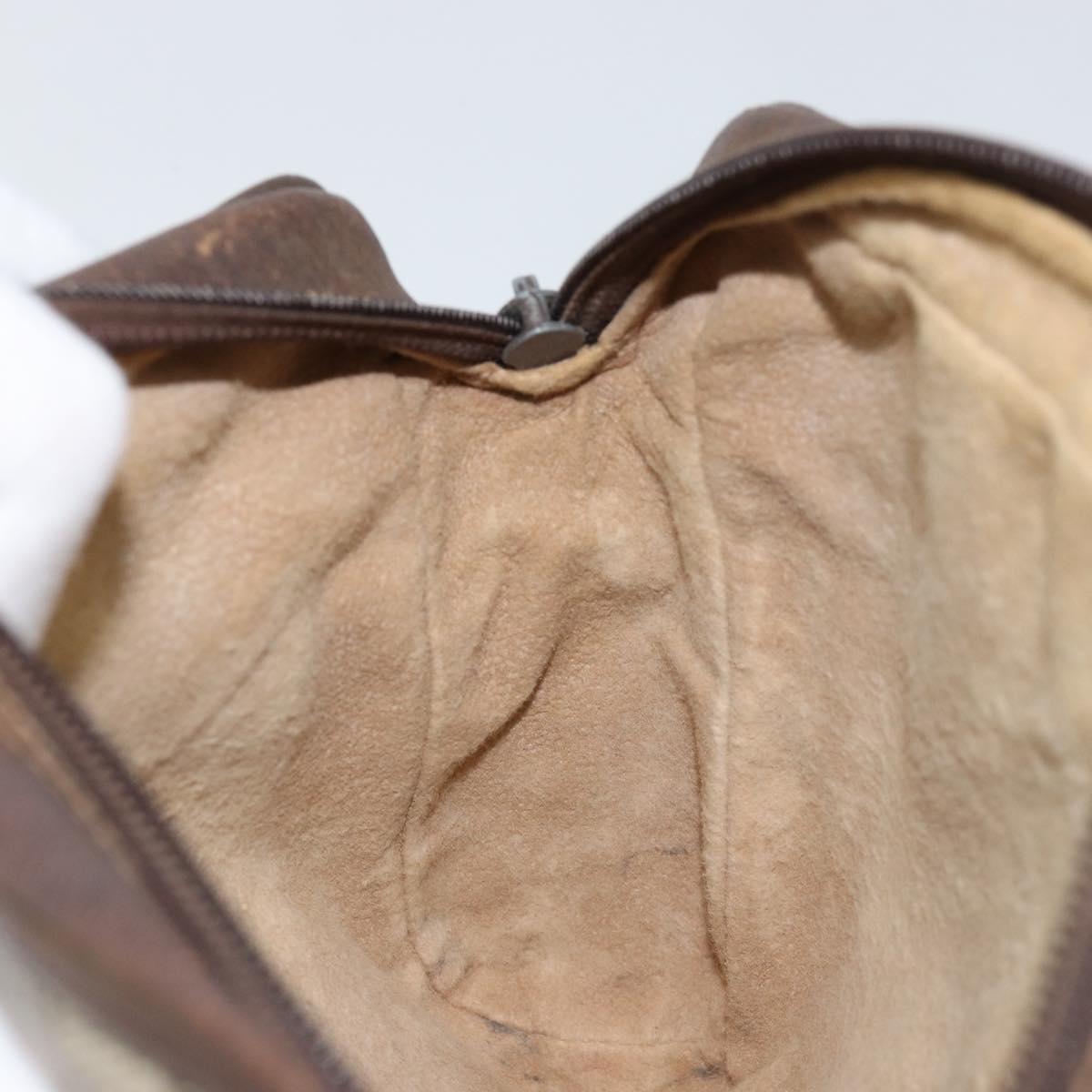 GUCCI GG Supreme Web Sherry Line Clutch Bag PVC Beige 63 014 3553 Auth am9488