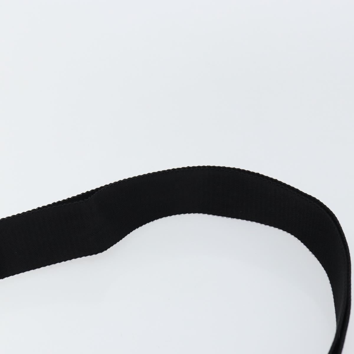 PRADA Shoulder Bag Leather Black Auth am9498V