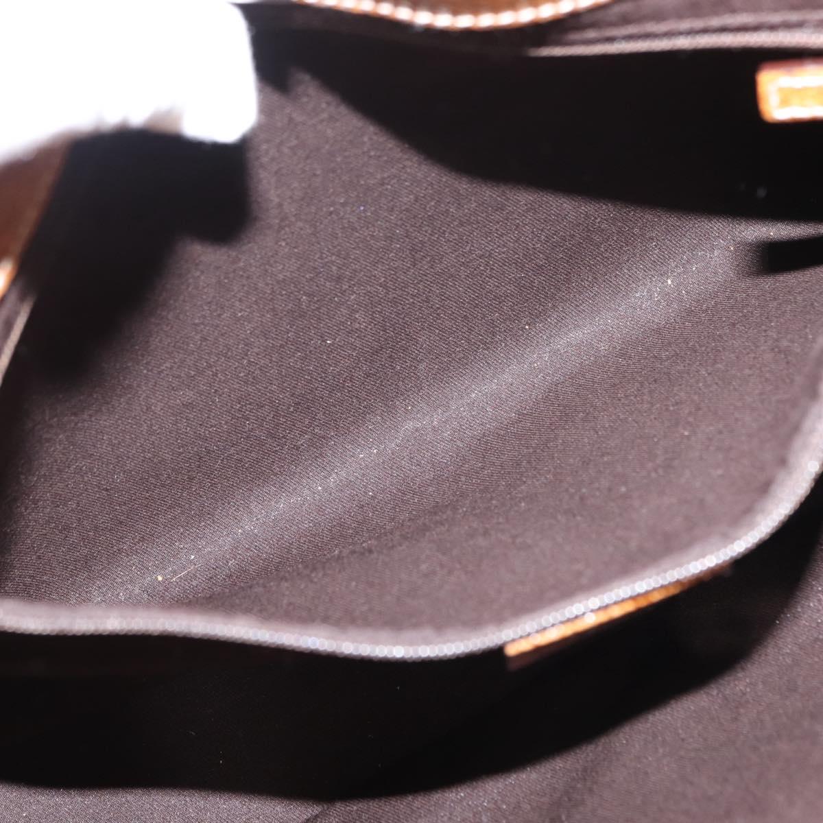 GUCCI GG Canvas Tote Bag Beige Brown 113015 Auth am9499V