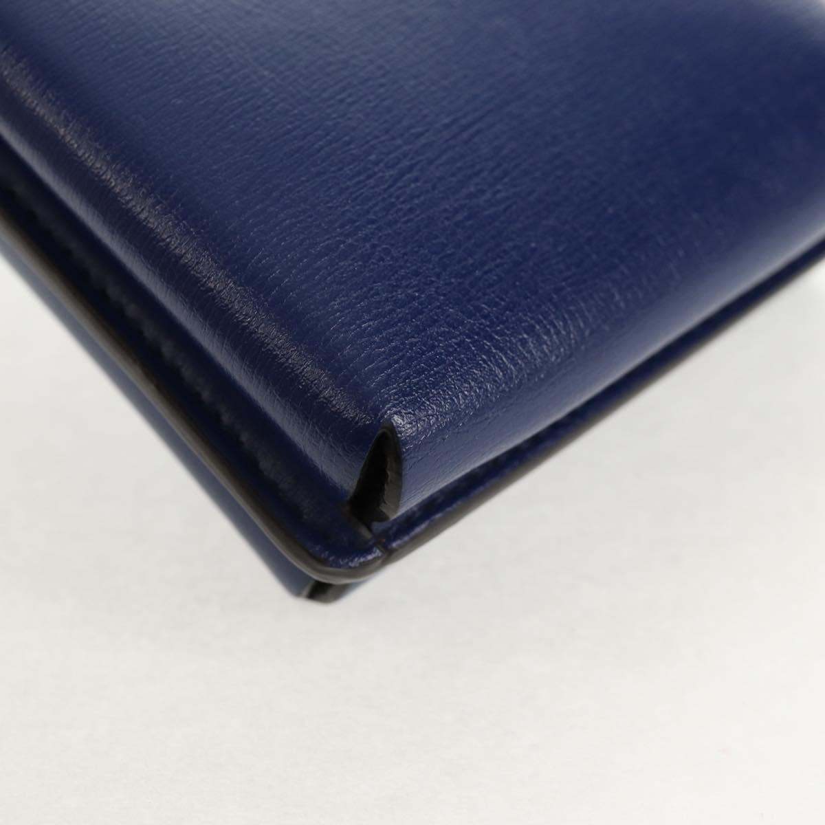 Salvatore Ferragamo Vara Chain Shoulder Phone Case Vala Blue Auth am9515V