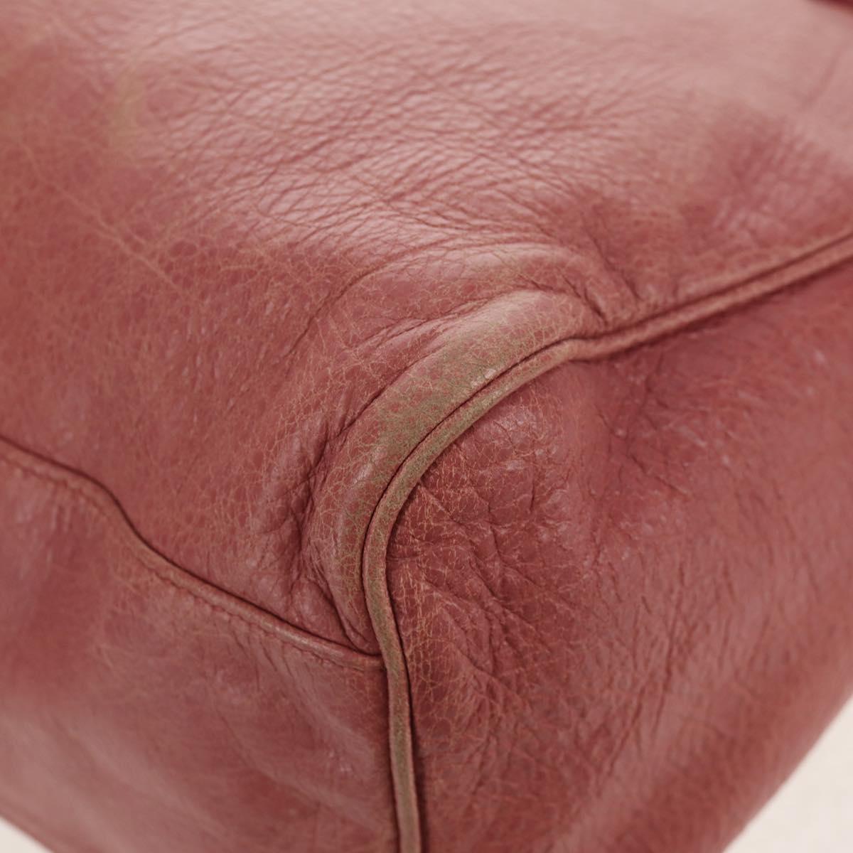 BALENCIAGA Classic Vero Hand Bag Leather 2way Pink 235216 Auth am9519V