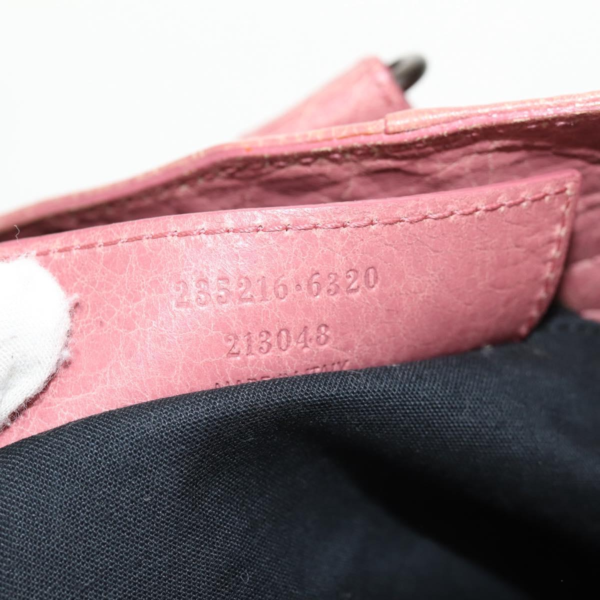 BALENCIAGA Classic Vero Hand Bag Leather 2way Pink 235216 Auth am9519V