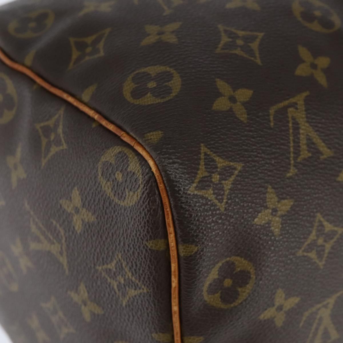 LOUIS VUITTON Monogram Speedy 35 Hand Bag M41524 LV Auth am9526
