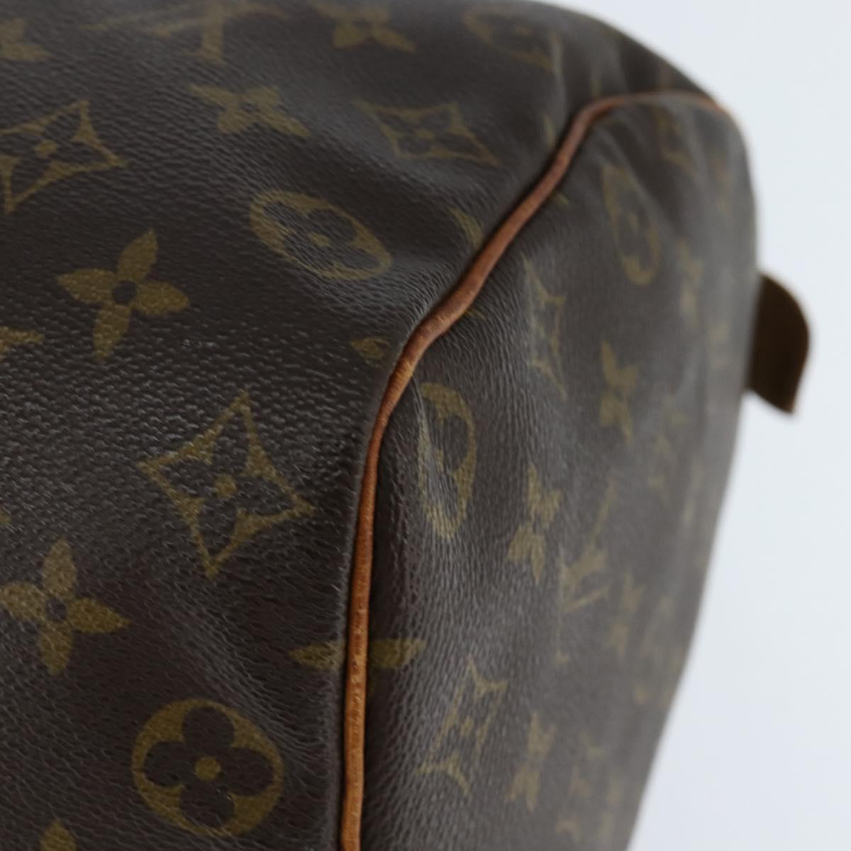 LOUIS VUITTON Monogram Speedy 35 Hand Bag M41524 LV Auth am9526