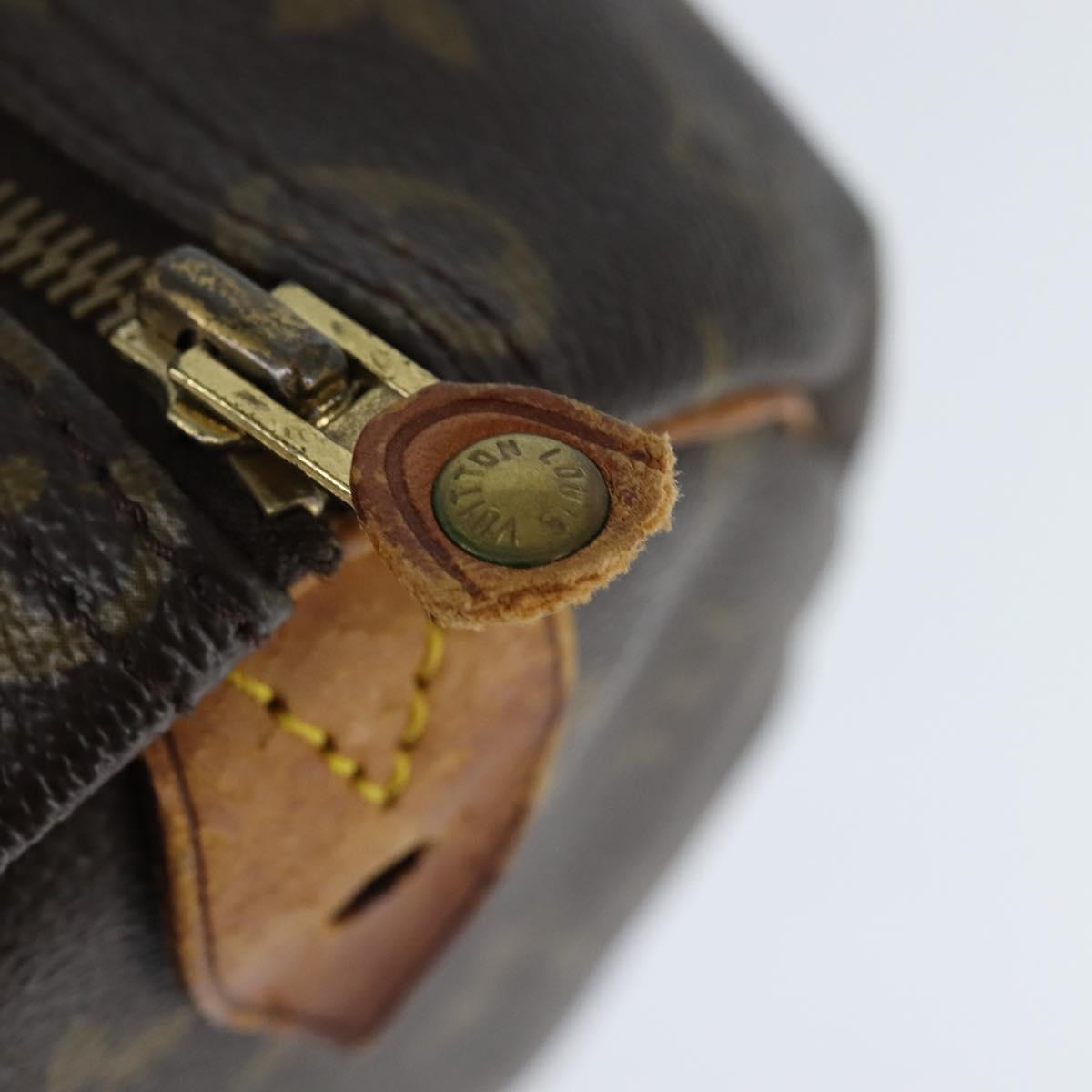 LOUIS VUITTON Monogram Speedy 35 Hand Bag M41524 LV Auth am9526