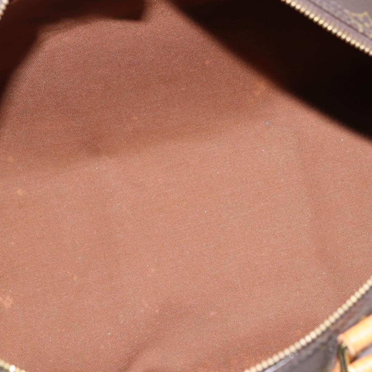 LOUIS VUITTON Monogram Speedy 35 Hand Bag M41524 LV Auth am9526