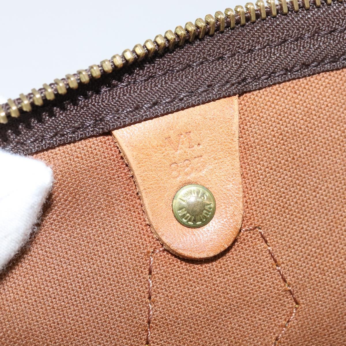 LOUIS VUITTON Monogram Speedy 35 Hand Bag M41524 LV Auth am9526