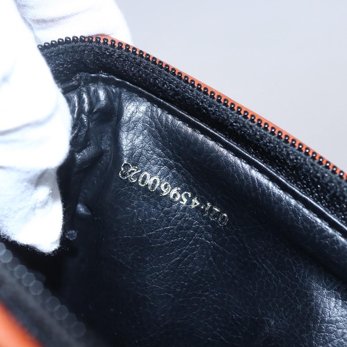 FENDI Pecan Canvas Mini Boston Bag PVC 2way Black Brown gold Auth am9531V