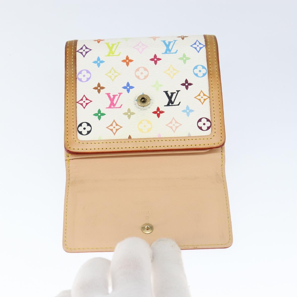 LOUIS VUITTON Multicolor Porte Monnaie Billets Cartes Credit M92983 Auth am9535V