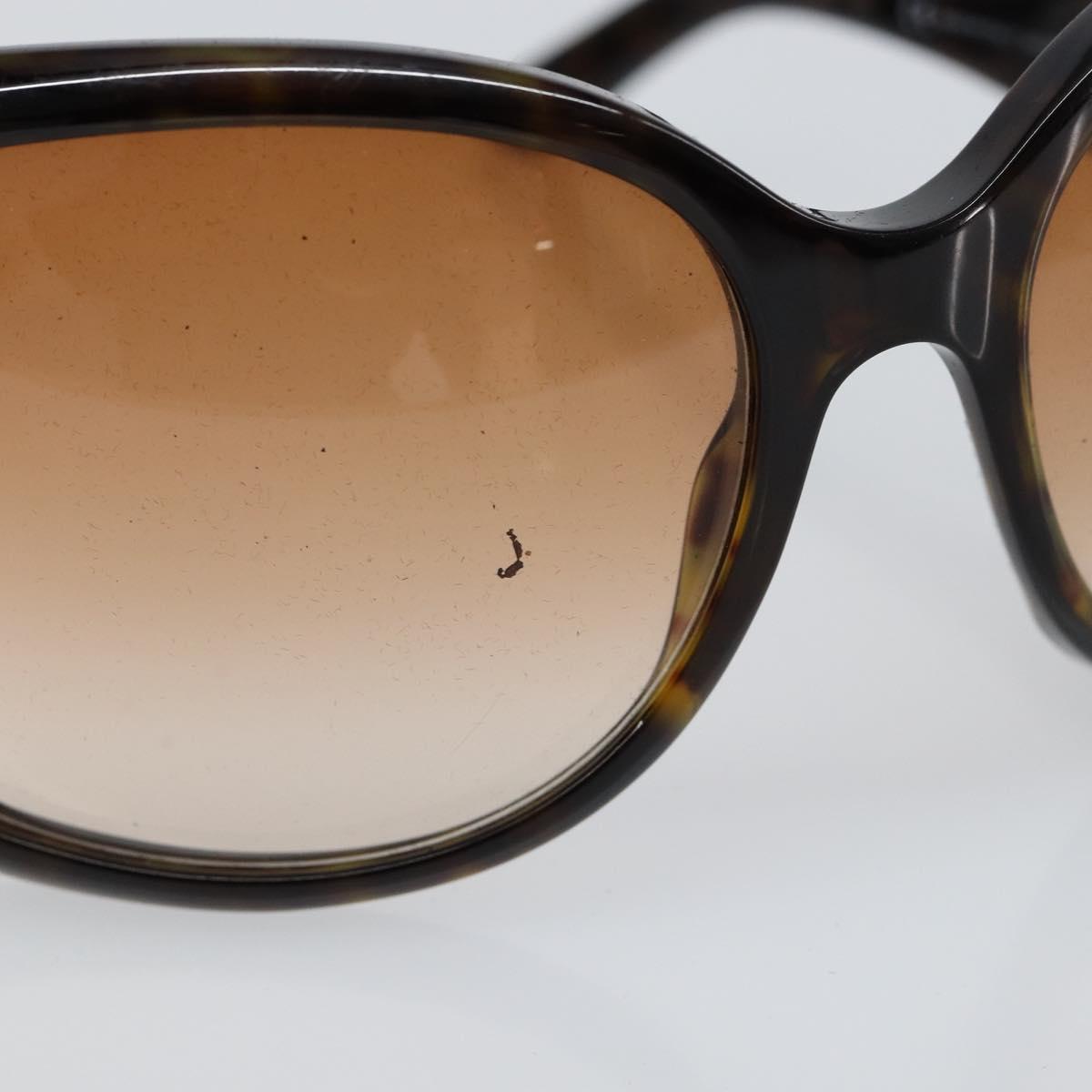 GUCCI Interlocking G Sunglasses plastic Dark Brown Auth am9542