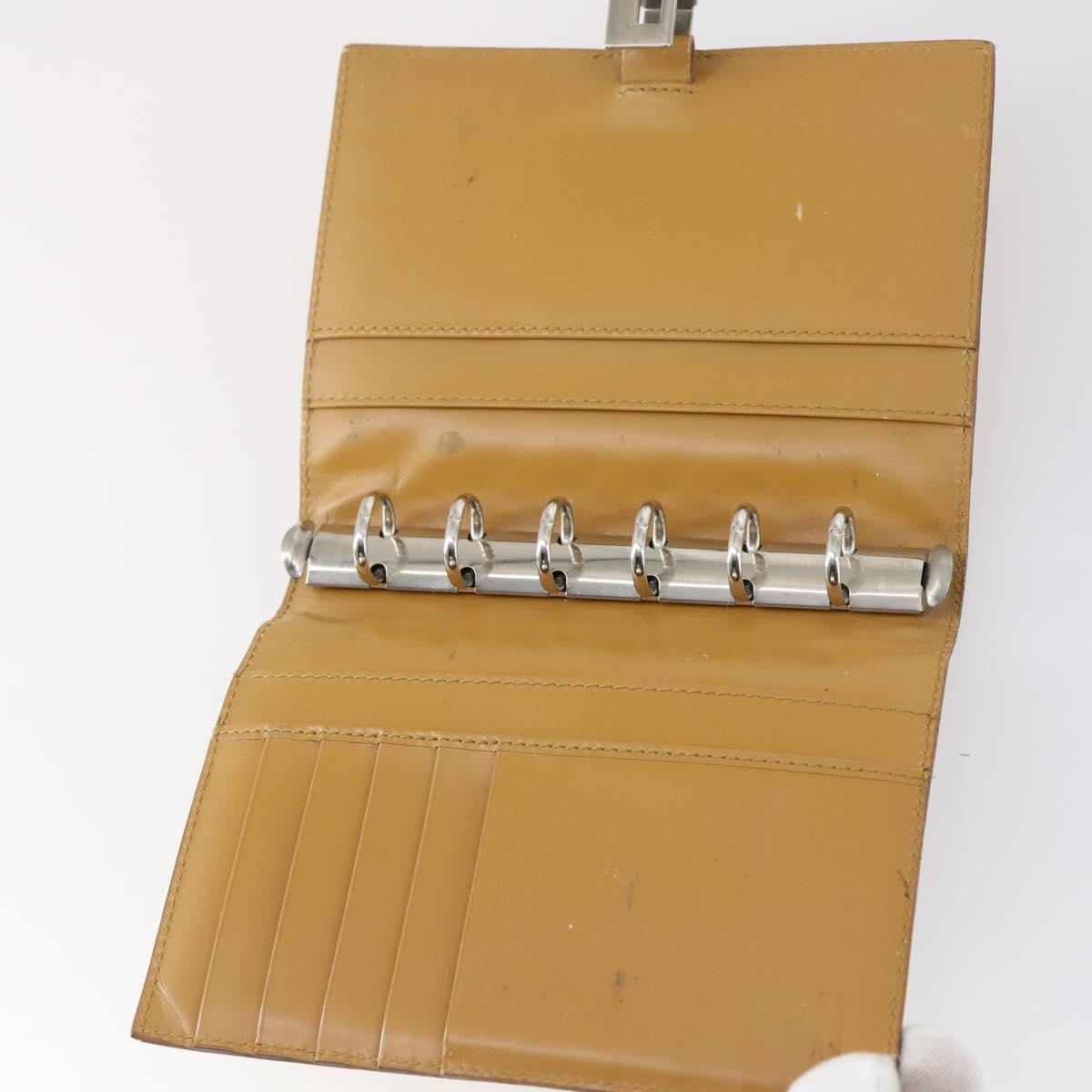 GUCCI GG Canvas Wallet 6 Set Beige Auth am9543