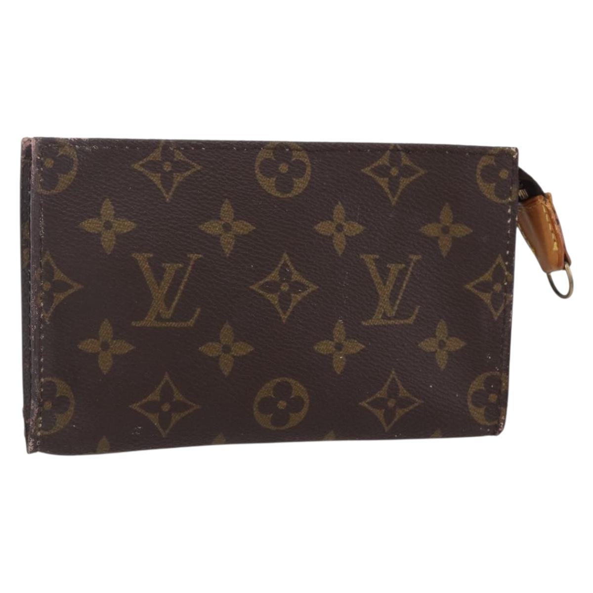 LOUIS VUITTON Monogram Bucket PM Accessory Pouch LV Auth am9557