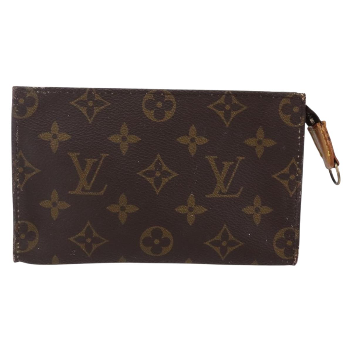 LOUIS VUITTON Monogram Bucket PM Accessory Pouch LV Auth am9557