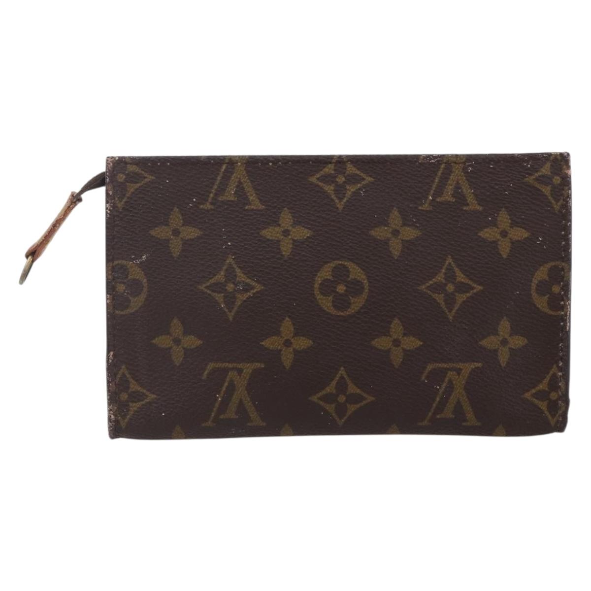LOUIS VUITTON Monogram Bucket PM Accessory Pouch LV Auth am9557