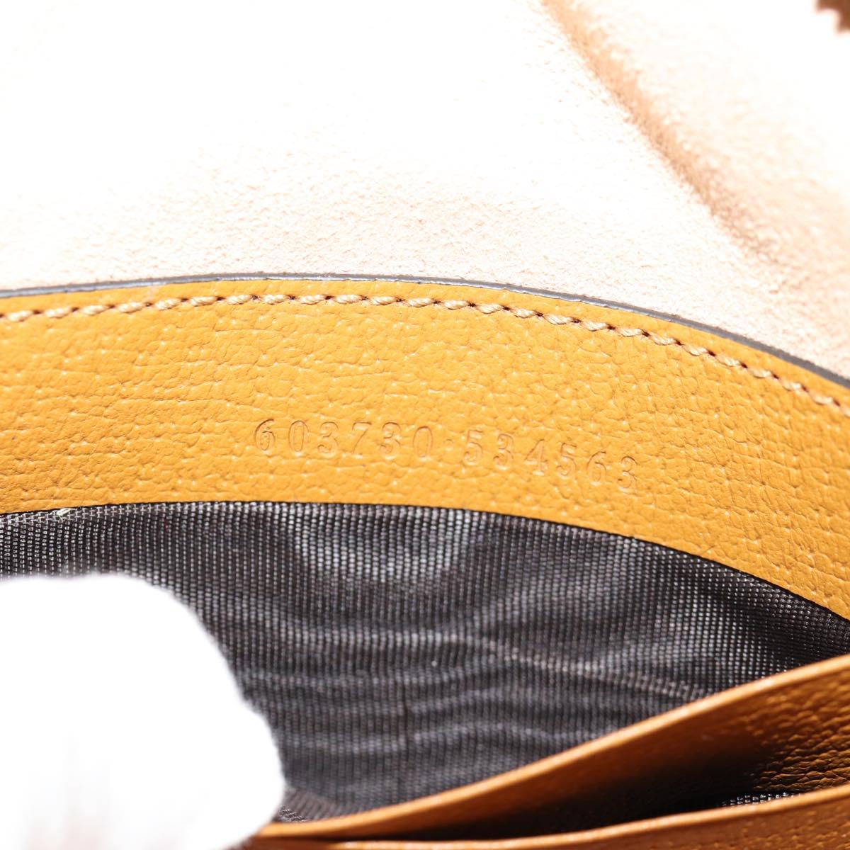 GUCCI Micro GG Supreme Disney Mini Backpack PVC Beige Gold 603730 Auth am9564M