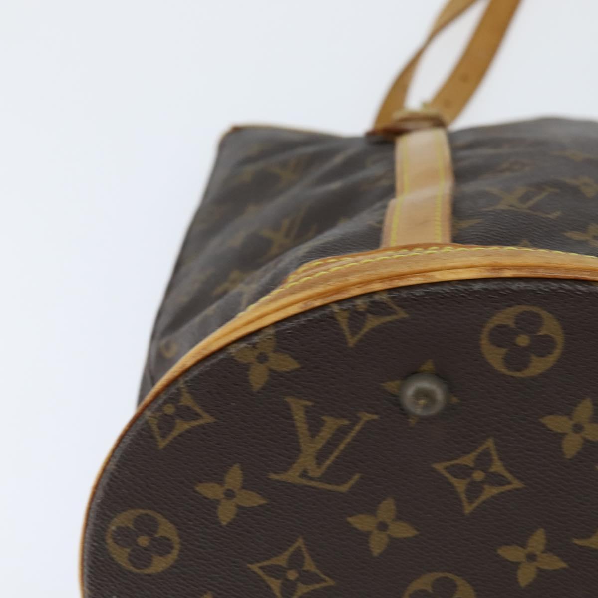 LOUIS VUITTON Monogram Bucket GM Shoulder Bag M42236 LV Auth am9566