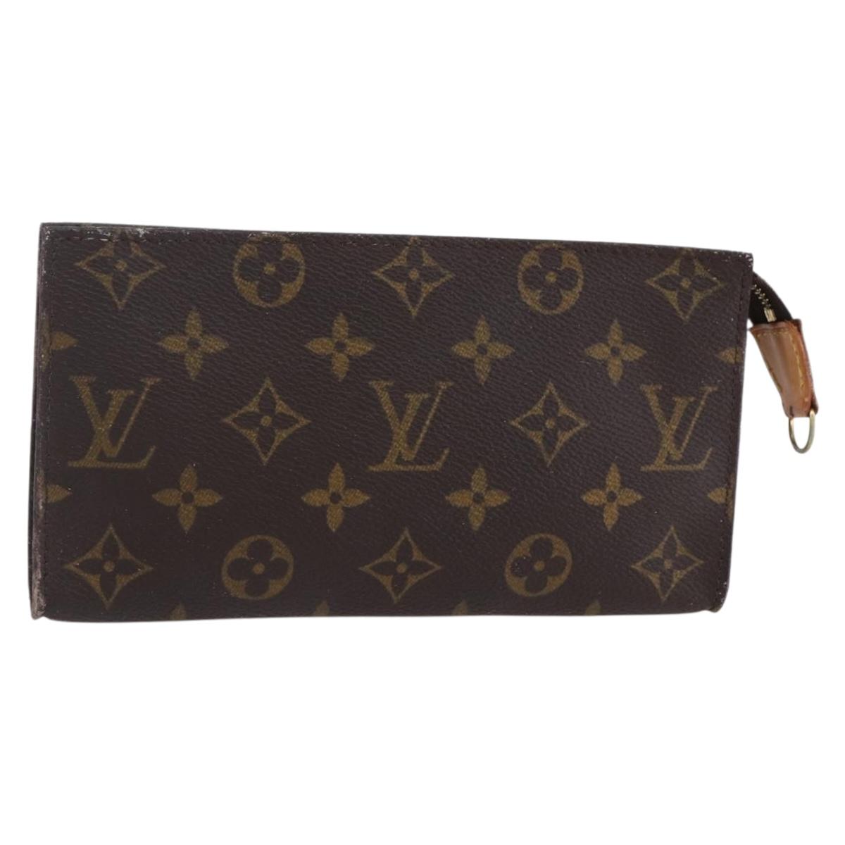 LOUIS VUITTON Monogram Bucket GM Accessory Pouch LV Auth am9567