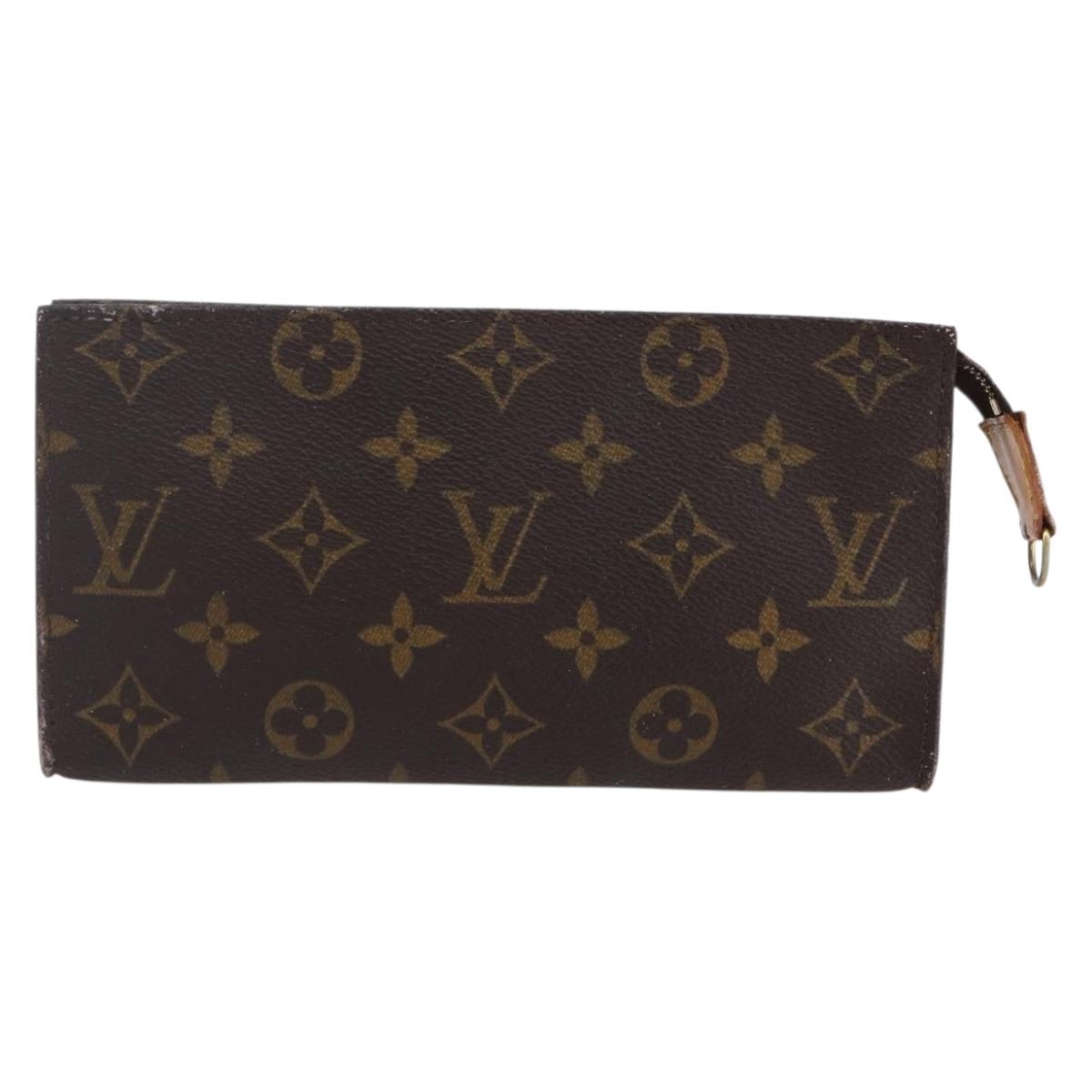 LOUIS VUITTON Monogram Bucket GM Accessory Pouch LV Auth am9567