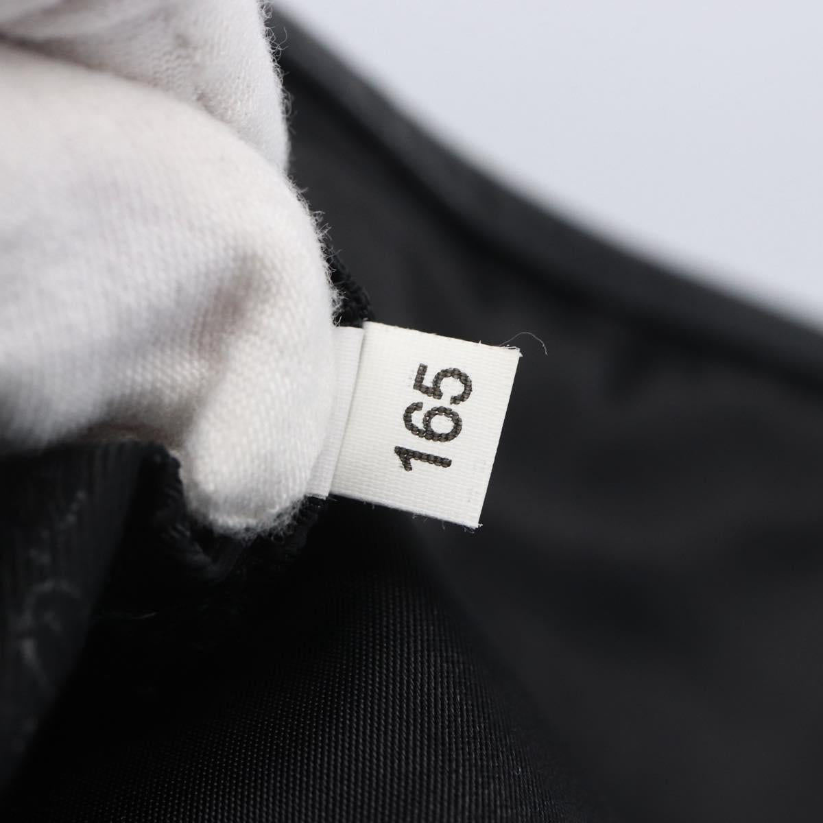 PRADA Shoulder Bag Nylon Black Silver Auth am9570V