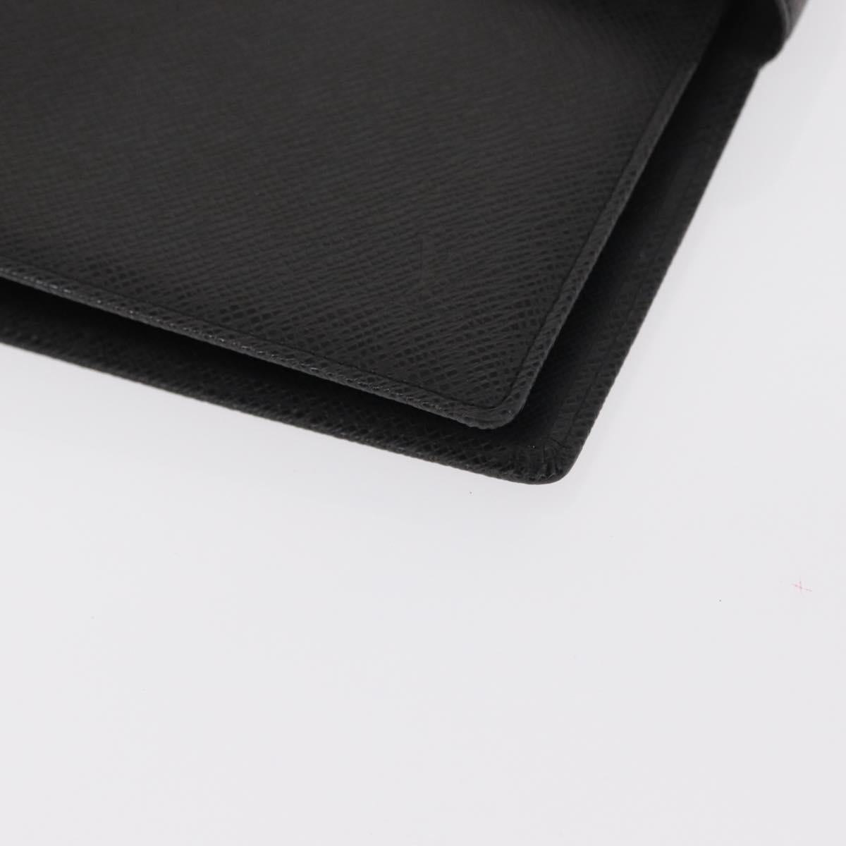 LOUIS VUITTON Taiga Agenda GM Day Planner Cover Black R20232 LV Auth am9599