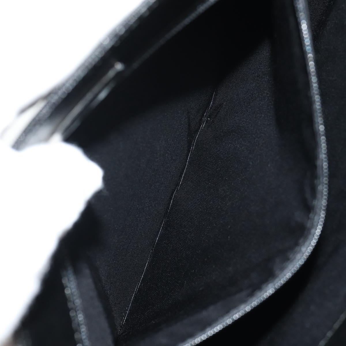 BURBERRY Nova Check Hand Bag Canvas Beige Silver Auth am9603A