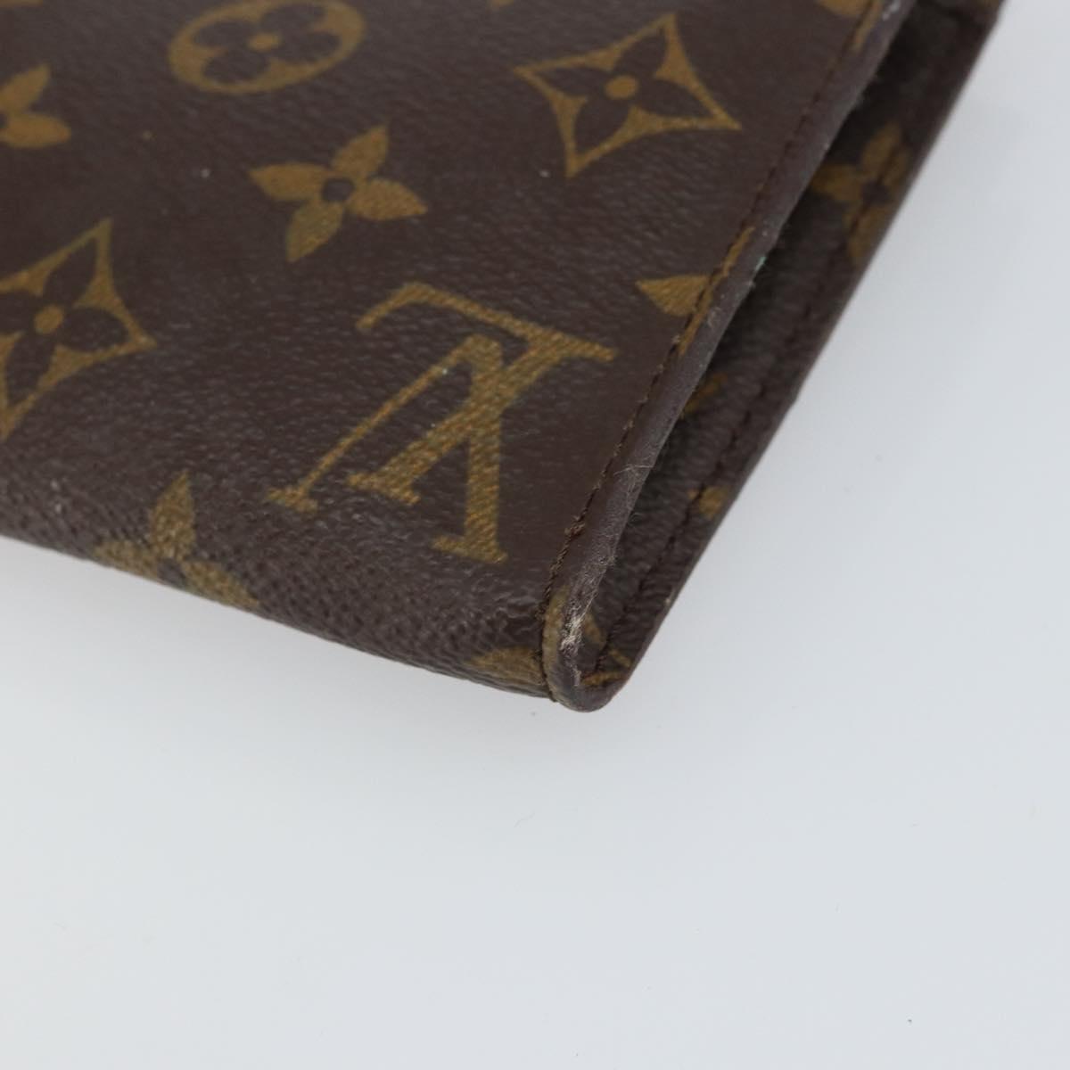 LOUIS VUITTON Monogram Bucket GM Accessory Pouch LV Auth am9606