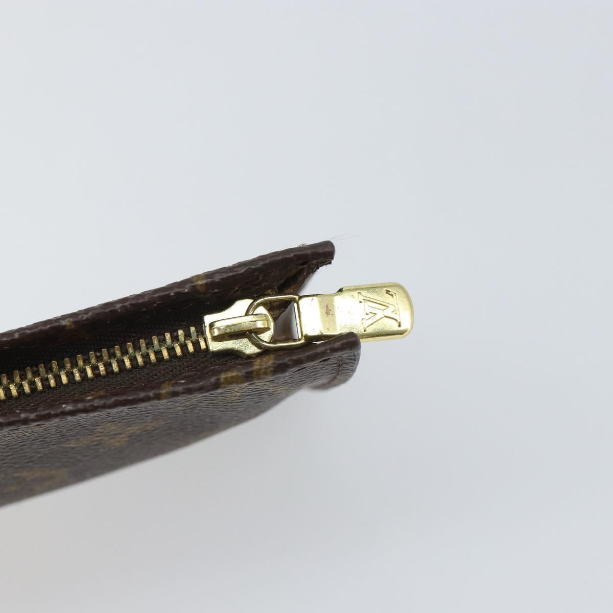 LOUIS VUITTON Monogram Bucket GM Accessory Pouch LV Auth am9606