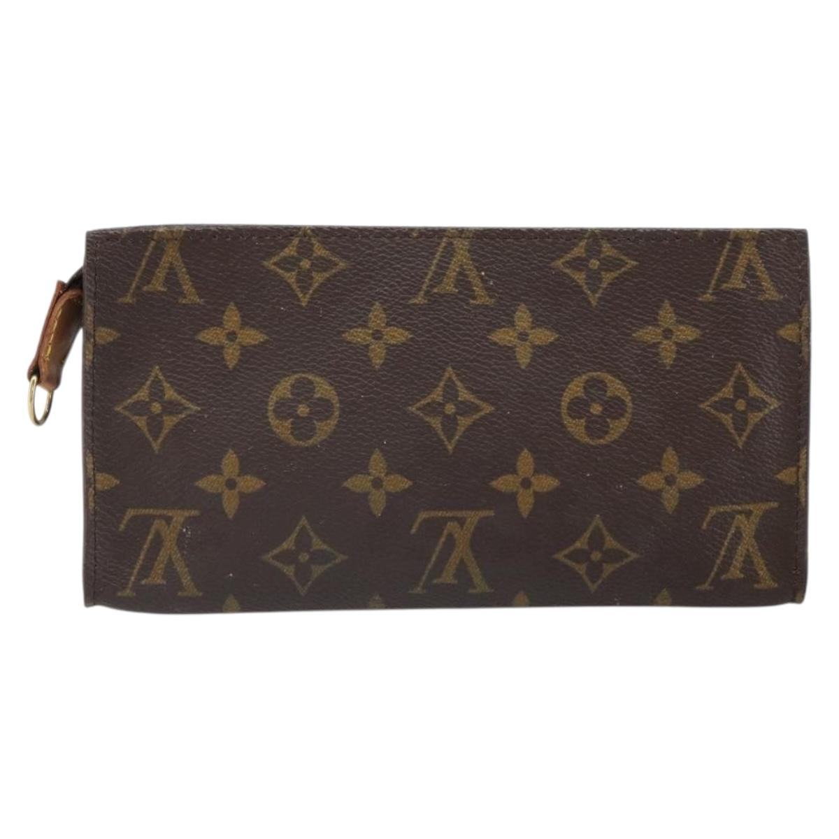 LOUIS VUITTON Monogram Bucket GM Accessory Pouch LV Auth am9606