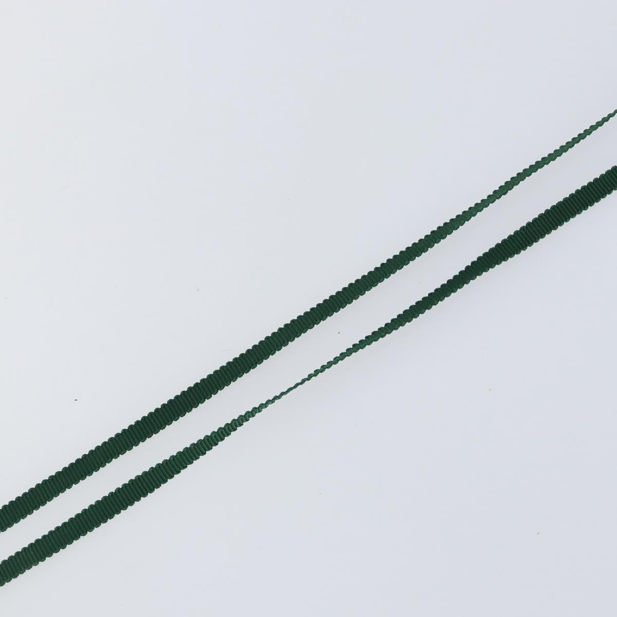 Baccarat Necklace Glass Green Auth am9612