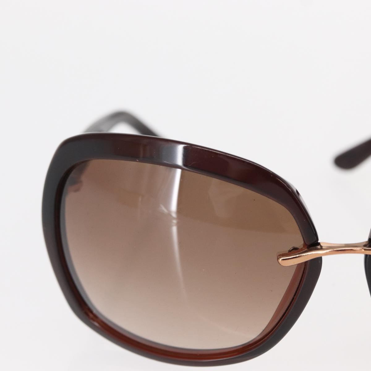 GUCCI Sunglasses plastic Dark Brown Auth am9614