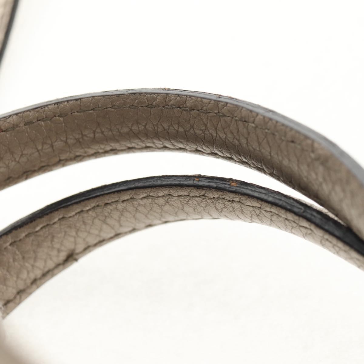 GUCCI Soho Hand Bag Leather 2way Champagne Gold Gold 336751 Auth am9635V