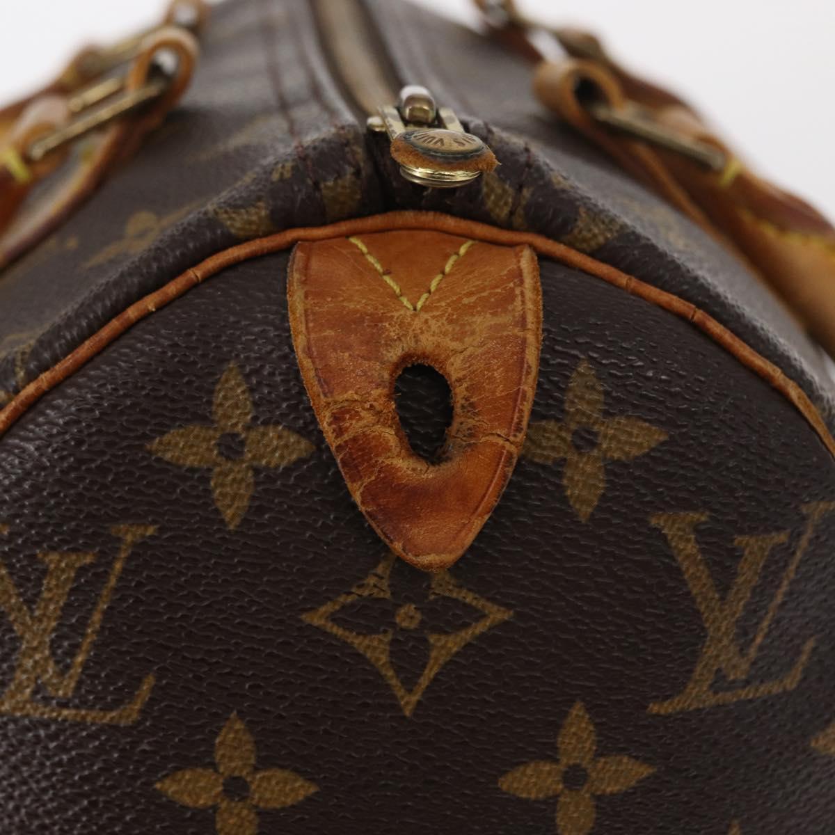 LOUIS VUITTON Monogram Speedy 25 Hand Bag M41528 LV Auth am9638