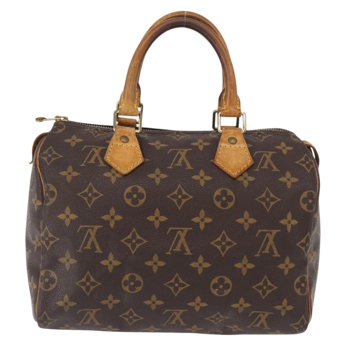 LOUIS VUITTON Monogram Speedy 25 Hand Bag M41528 LV Auth am9638