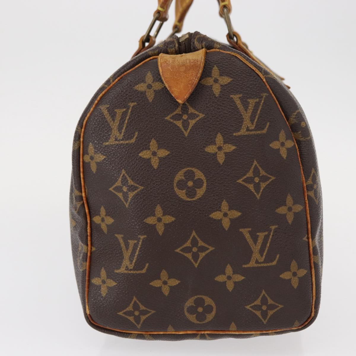 LOUIS VUITTON Monogram Speedy 25 Hand Bag M41528 LV Auth am9638