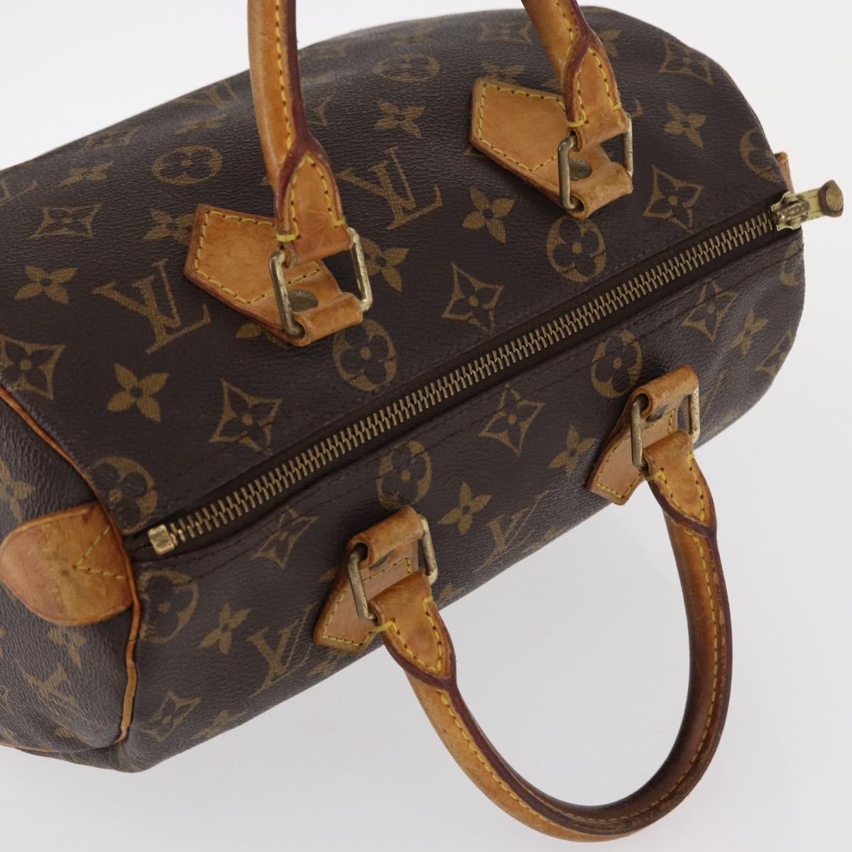 LOUIS VUITTON Monogram Speedy 25 Hand Bag M41528 LV Auth am9638