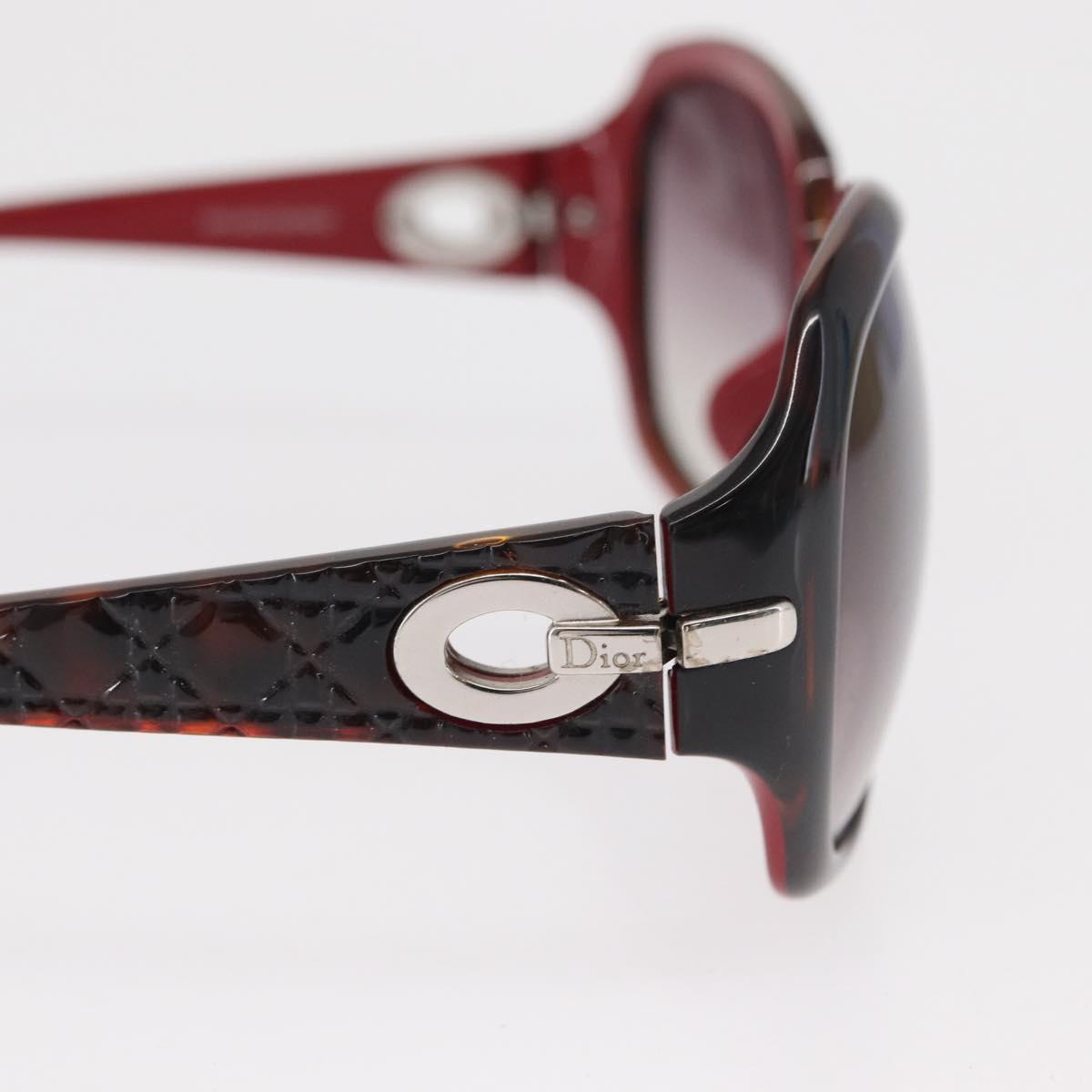 Christian Dior Canage Sunglasses plastic Brown Auth am9656