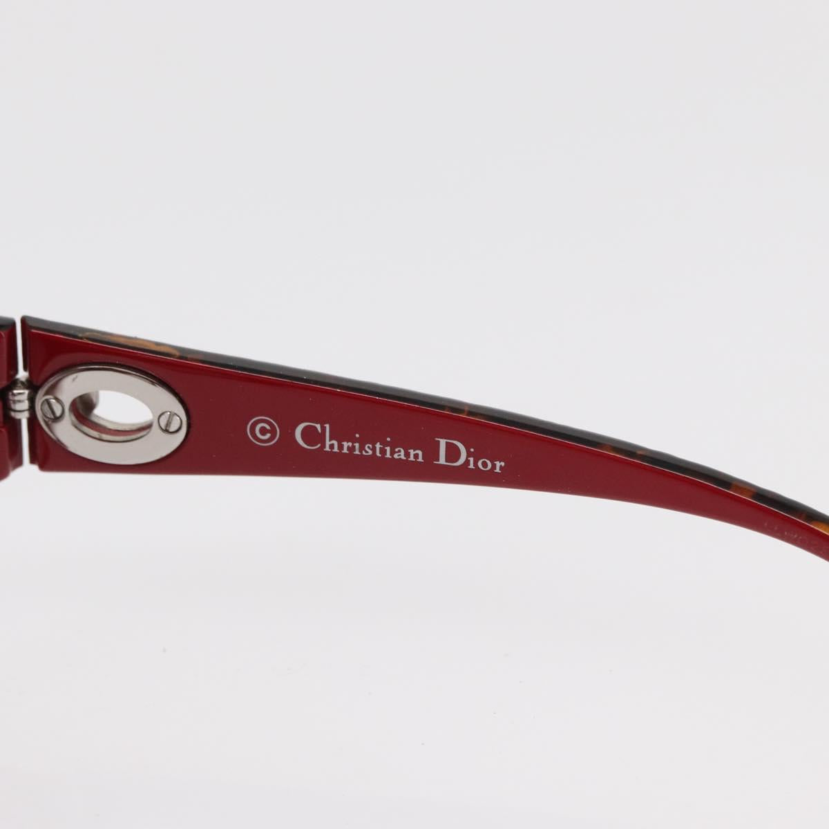 Christian Dior Canage Sunglasses plastic Brown Auth am9656