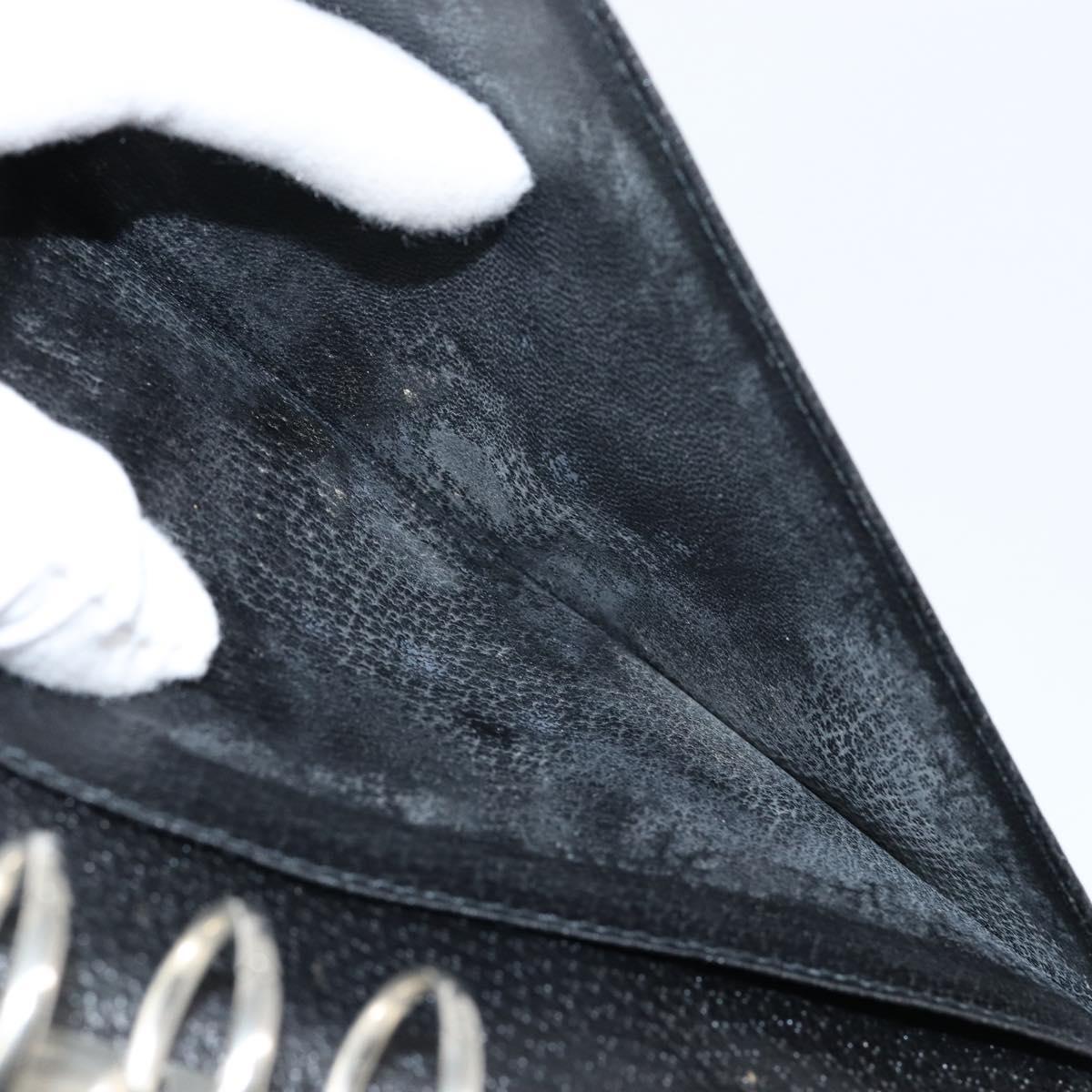 GUCCI GG Canvas Agenda Day Planner Cover Black 115241 Auth am9669