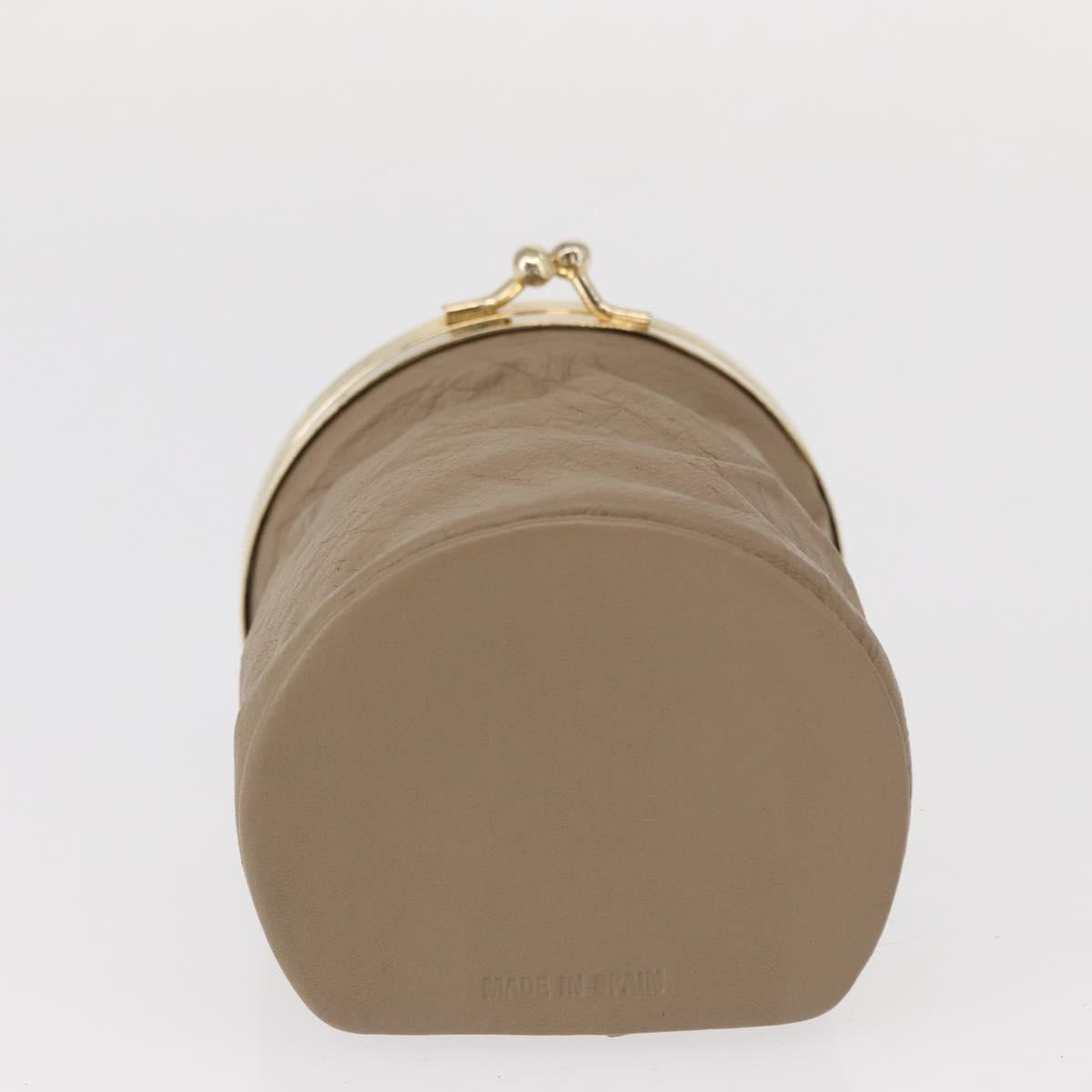 Christian Dior Jewelry Case 2 Set Black Beige Auth am9680