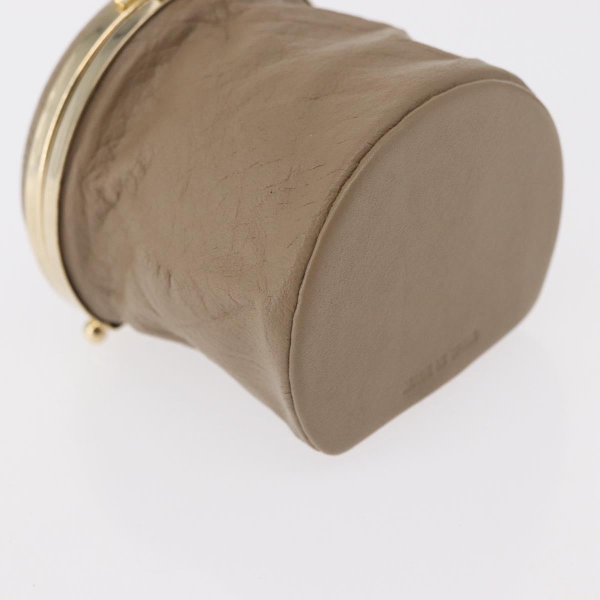 Christian Dior Jewelry Case 2 Set Black Beige Auth am9680