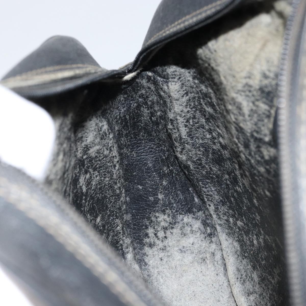 GUCCI GG Supreme Web Sherry Line Clutch Bag Black Gold 156 01 034 Auth am9691