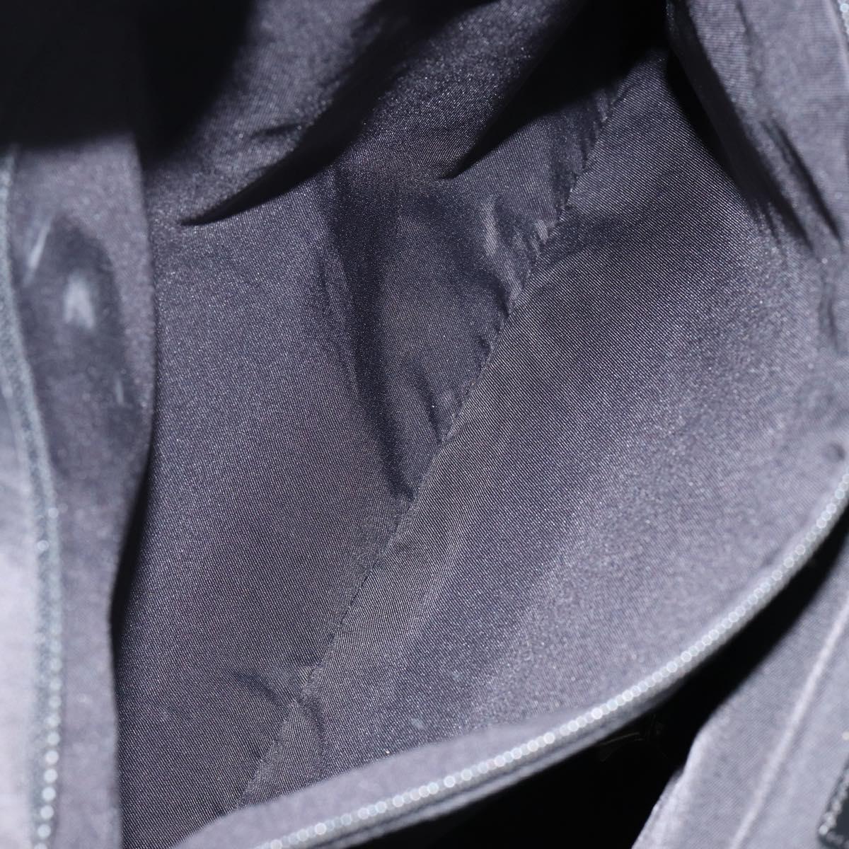 CHANEL New Travel Line Tote Bag Nylon Black gold CC Auth am9696