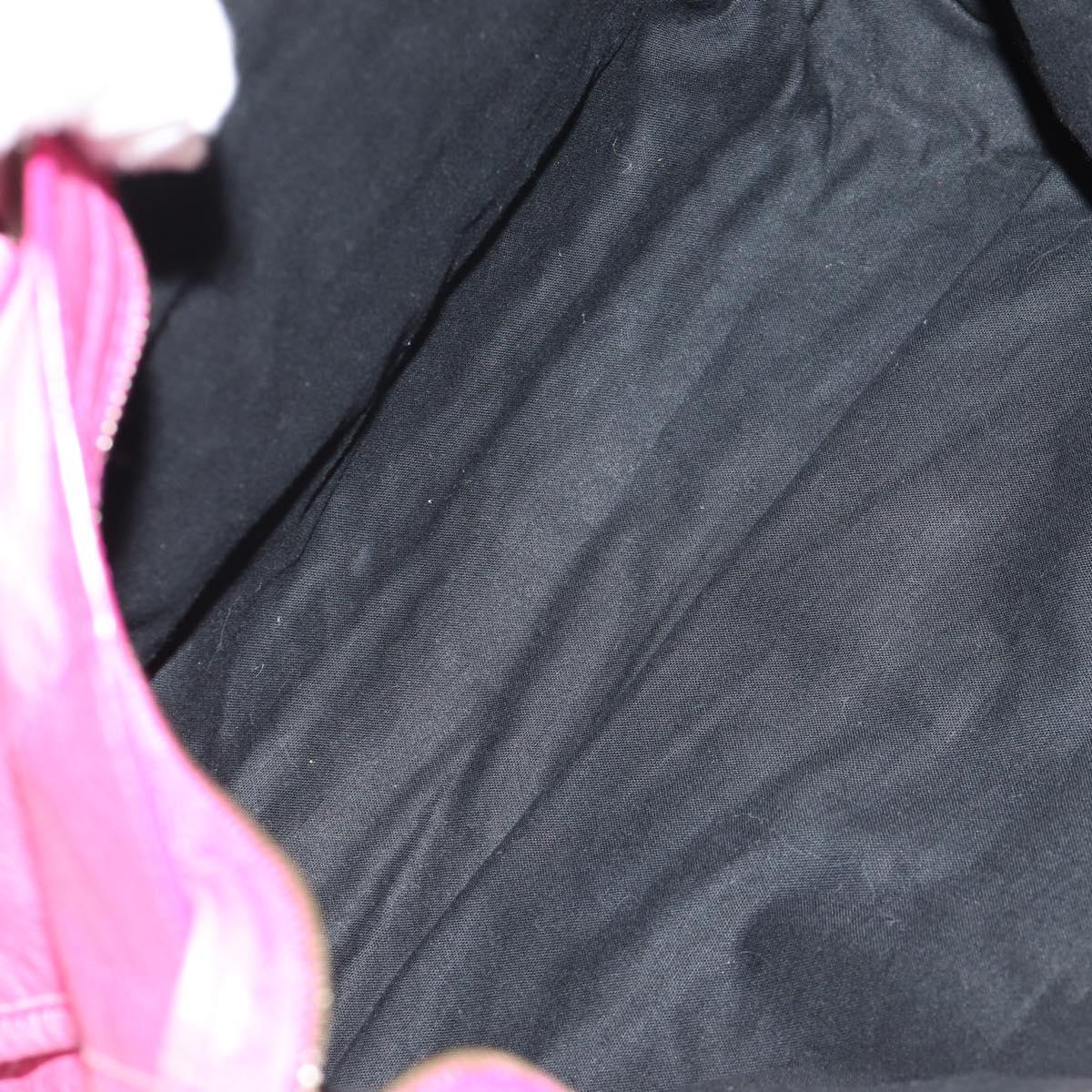 BALENCIAGA City Hand Bag Leather 2way Pink Silver 115748 Auth am9705V